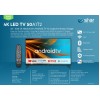  Televizors  Estar Smart TV 50''/127Cm, 4K, Wi-Fi, Android LEDTV50A1T2 Black Ir noliktavā. 